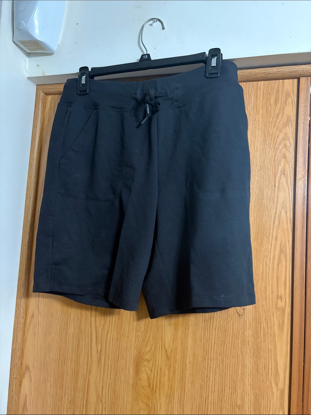 Athletic Works Black Men's Drawstring Casual Shorts